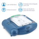 Philips Heartstart HS1 AED, halbautomatisch, Starter-Set