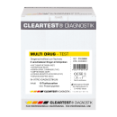 Cleartest Multi Drug Drogentest 6-Fach-Kassetten Methadon | 5 Stück