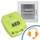 ZOLL AED Plus, inkl. Wandschrank, Zubehör | halbautomatisch, mit Einweisung