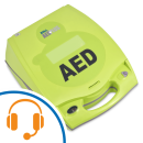 ZOLL AED Plus, inkl. Wandschrank, Zubehör | halbautomatisch, mit Einweisung