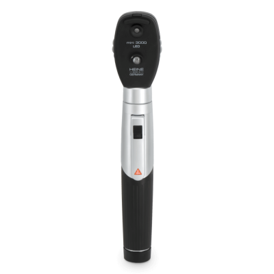 HEINE mini 3000 LED Ophthalmoskop | schwarz
