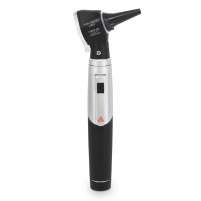 HEINE mini 3000 LED Otoskop | Batteriegriff, schwarz