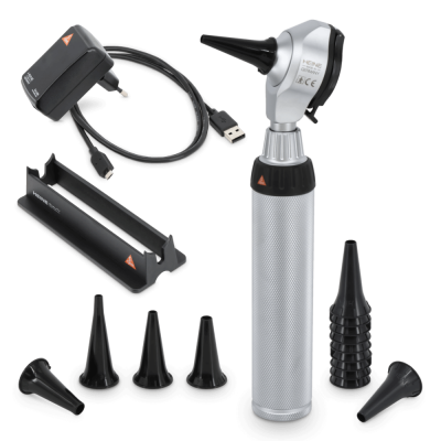 HEINE BETA 400 LED F.O. Otoskop | USB Ladegriff