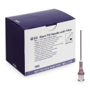 BD Blunt Filter Sicherheitsaufziehkanülen, 100 Stück | 18G 1 1/2, 1,2 x 40 mm, flieder