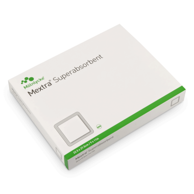 MEXTRA Superabsorbent Verband, 10 Stück | 22,5 x 27,5 cm