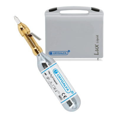 Cryoalfa Kryochirurgie-Gerät | LUX Liquid, im Koffer