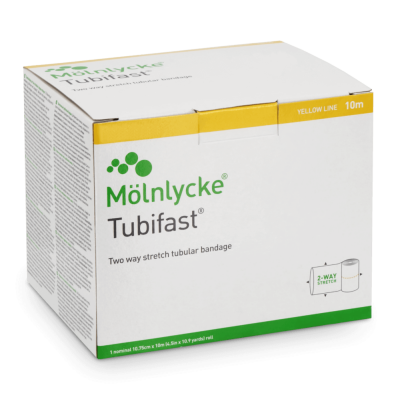 Tubifast 2-Way Stretch Schlauchverband | gelb, 10,75 cm x 10 m, 1 Stück