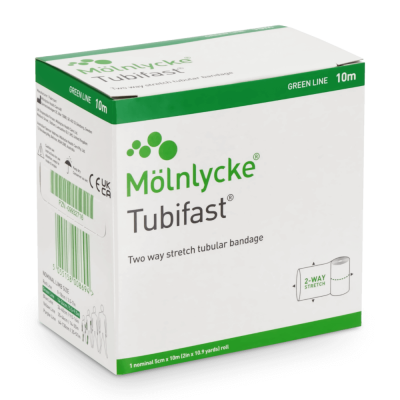 Tubifast 2-Way Stretch Schlauchverband | grün, 5 cm x 10 m, 1 Stück