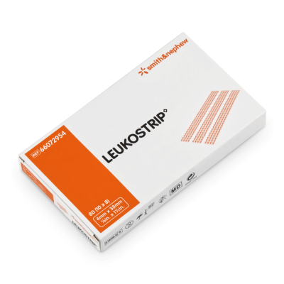 LEUKOSTRIP Wundnahtstreifen | 4 x 38 mm, 80 Stück