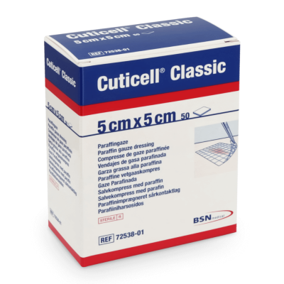 Cuticell Classic Wundgaze | 5 x 5 cm, 50 Stück