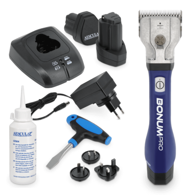 Aesculap Bonum Pro GT646-NB | Rind, blau, 2 Akkus