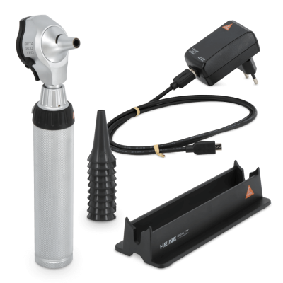 HEINE BETA 200 LED F.O. Otoskop Kit | BETA4 USB Ladegriff