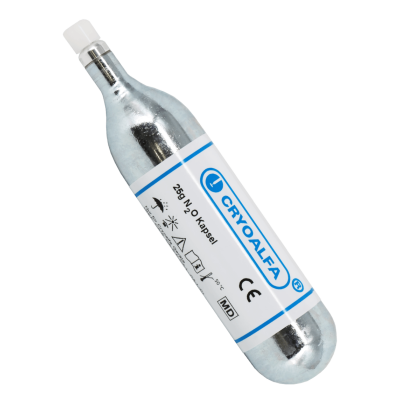 Nachfüllpatrone für Cryoalfa LUX und SUPER, 25 g