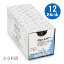 Ethicon Prolene, blau, monofil | 3-0, FS2, 0,45, 12 Stück