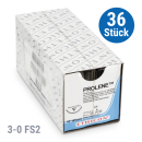 Ethicon Prolene, blau, monofil | 3-0, FS2, 0,45, 36 Stück