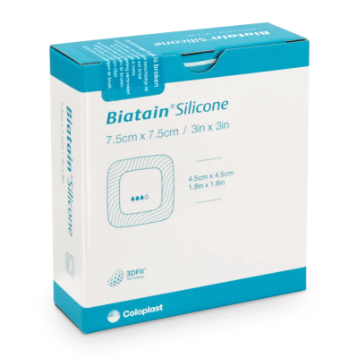 Biatain Silicone, 10 Stück | 7,5 x 7,5 cm