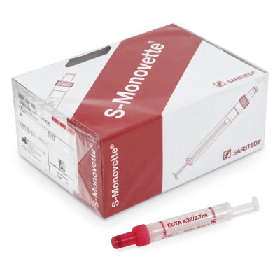 SARSTEDT S-Monovetten, steril, 50 Stück | K3 EDTA 2,7 ml, 66 x 11 mm