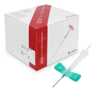 SARSTEDT Safety-Multifly-Kanüle, 120 Stück | 21G x 3/4", grün, kurzer Schlauch und Multiadapter