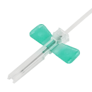 SARSTEDT Safety-Multifly-Kanüle, 120 Stück | 21G x 3/4", grün, langer Schlauch und Multiadapter