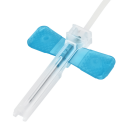 SARSTEDT Safety-Multifly-Kanüle, 120 Stück | 23G x 3/4", blau, kurzer Schlauch und Multiadapter