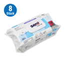 Seni Care Feuchtpflegetücher, 8 x 80 Stück