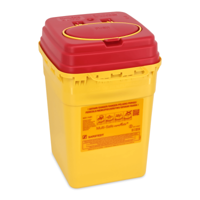 SARSTEDT Multi-Safe euroMatic Kanülenabwurfbehälter I 4,0 Liter
