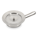 Edlich & Habel Steckbecken mit Deckel, Edelstahl, 31 cm
