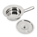 Edlich & Habel Steckbecken mit Deckel, Edelstahl, 31 cm