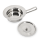 Edlich & Habel Steckbecken mit Deckel, Edelstahl, 31 cm