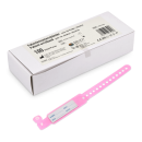 Edlich & Habel Patientennamensbänder latexfrei, 100 Stück | Kinder, rosa