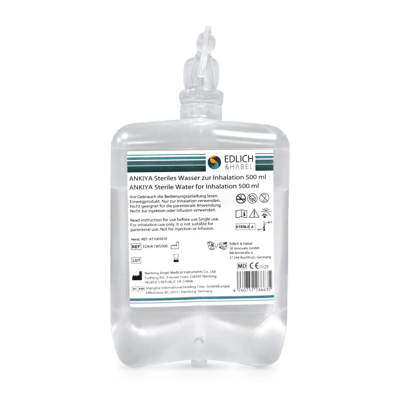 Edlich & Habel Sterilwasser mit Adapter, 20 Stück | 500 ml