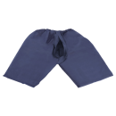 Edlich & Habel Koloskopiehose, 100 Stück | L, dunkelblau, Schlitz und Gummi