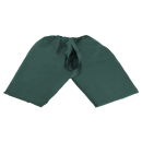 Edlich & Habel Koloskopiehose, 100 Stück | XL, dunkelgrün, Schlitz und Gummi