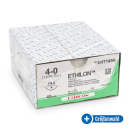 Ethicon Ethilon Nahtmaterial, schwarz, monofil, 0,45 m,...