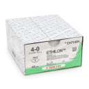 Ethicon Ethilon Nahtmaterial, schwarz, monofil, 0,45 m, 36 Stück | 4-0, FS-2