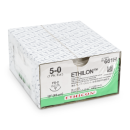 Ethicon Ethilon Nahtmaterial, schwarz, monofil, 0,45 m, 36 Stück | 5-0, FS-2