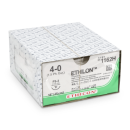 Ethicon Ethilon Nahtmaterial, schwarz, monofil, 0,45 m, 36 Stück | 4-0, FS-3