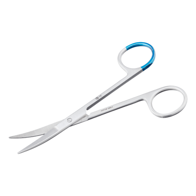 Edlich & Habel Iris Schere, spitz/spitz, 11,5 cm, 4 1/2", steril, 25 Stück
