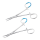 Edlich & Habel Halsted-Mosquito Arterienklemme, anatomisch, 12,5 cm, steril, 25 Stück