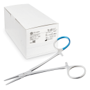 Edlich & Habel Halsted-Mosquito Arterienklemme, anatomisch, 12,5 cm, steril, 25 Stück | gerade