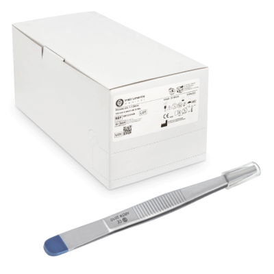 25 x Chirurgische Pinzette Standard, 10 cm, steril