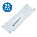25 x Chirurgische Pinzette Standard, 10 cm, steril