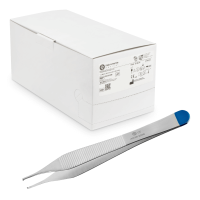 Edlich & Habel Pinzette nach Adson, 12 cm, steril, 25 Stück | chirurgisch, feine Spitze