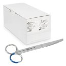 Edlich & Habel Chirurgische Schere, 14,5 cm, steril, 25 Stück | gebogen, spitz-stumpf
