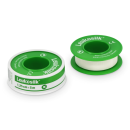 Leukosilk Rollenpflaster, 24 Stück | Mit Schutzring | 1,25 cm x 5 m