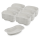 300 x Edlich & Habel Nierenschalen aus Pappe, grau