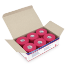 Gazofix Color kohäsive Fixierbinde, 6 cm x 20 m, 6 Stück | Pink