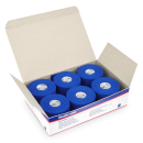 Gazofix Color kohäsive Fixierbinde, 6 cm x 20 m, 6 Stück | Blau