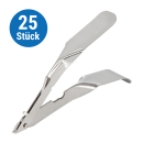 Hautklammerentferner aus Edelstahl, 10,5 cm, 44 Stück
