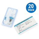 BD Nexiva IV Kathetersystem, 20 Stück | 22G, 0,9 x 25 mm, blau